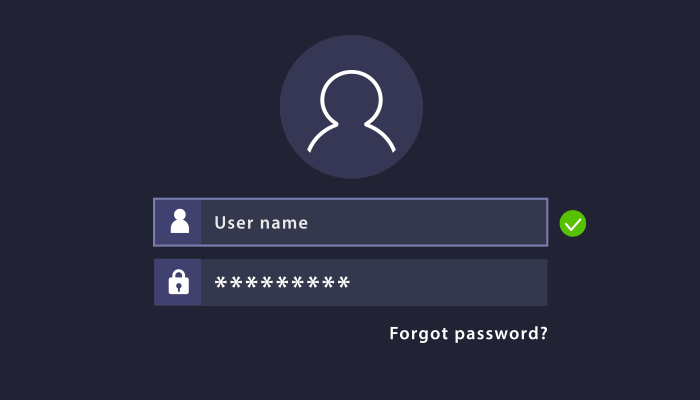offline password reset